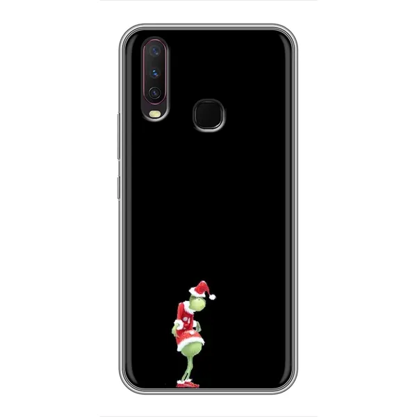 Чехол с рисунком «Гринч на чорном» для Vivo Y17 Чехол с рисунком «Гринч на чорном» для Vivo Y17