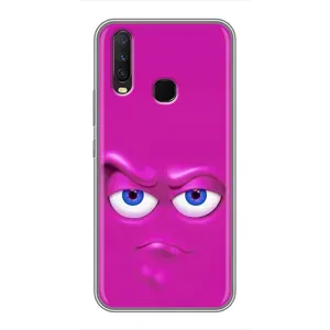 Силиконовые Чехлы (смешные стикеры) для ViVO Y17 (Хитрая мордочка)
