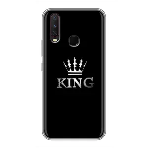 Чохол (Корона на чорному фоні) для Віво У17 (KING)
