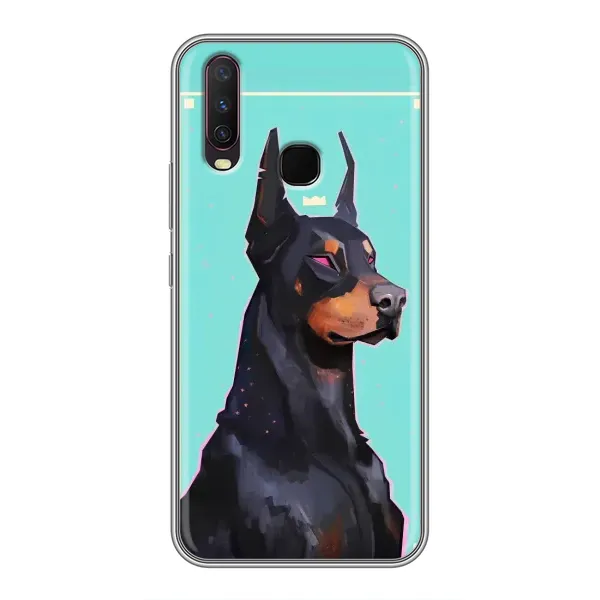 Чехол с рисунком «Король доберман» для Vivo Y17 Чехол с рисунком «Король доберман» для Vivo Y17