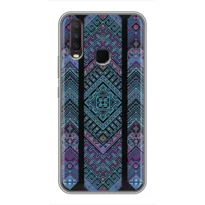 Силиконовый Чехол на ViVO Y17 (Крутой орнамент)