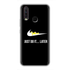 Силиконовый Чехол на ViVO Y17 с картинкой Nike (Later)
