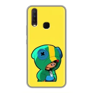 Чехол Бравл Старс для ViVO Y17 (Леон (LEON))