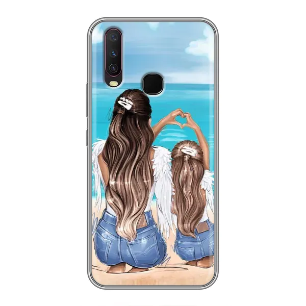 Чехол с рисунком «Мама и дочь» для Vivo Y17 Чехол с рисунком «Мама и дочь» для Vivo Y17