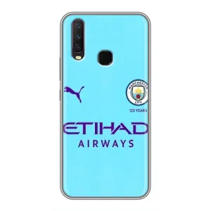 Силиконовые Чехлы принт Футбол на ViVO Y17 (Man City)