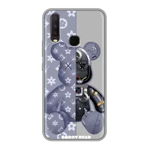Силиконовый чехол для ViVO Y17 (Медведь Louis Vuitton)