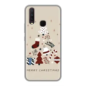 Чехол Санта Клаус для ViVO Y17 (Merry Christmas)