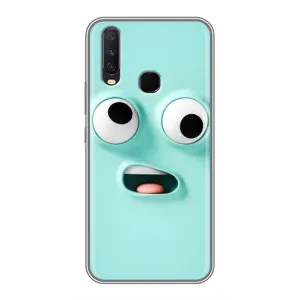 Силиконовые Чехлы (смешные стикеры) для ViVO Y17 (Забавное мятное лицо)