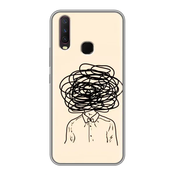 Чехол с рисунком «Мысли» для Vivo Y17 Чехол с рисунком «Мысли» для Vivo Y17