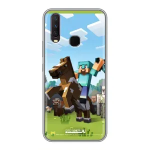Чохли для ViVO Y17 (Персонажі МайнКрафт) (На коні)