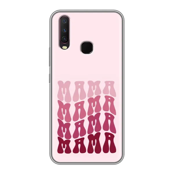 Чехол с рисунком «Надпись мама» для Vivo Y17 Чехол с рисунком «Надпись мама» для Vivo Y17