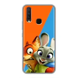 Чехлы ЗВЕРОПОЛИС для ViVO Y17 (Ник и Хопс)