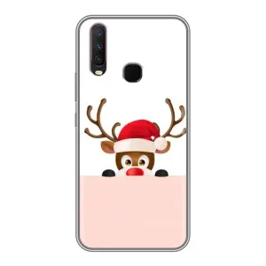 Чехол Санта Клаус для ViVO Y17 (Олененок)