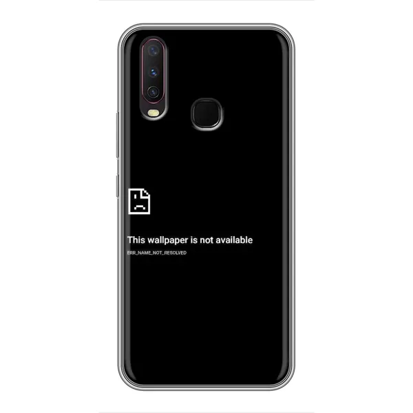 Чехол с рисунком «Ошибка» для Vivo Y17 Чехол с рисунком «Ошибка» для Vivo Y17