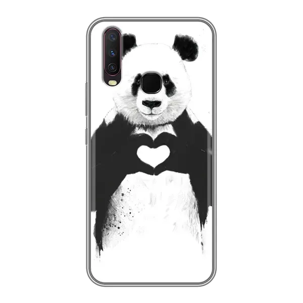Чехол с рисунком «Панда» для Vivo Y17