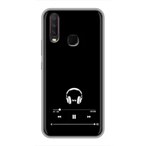 Чохол з картинками на чорному фоні для ViVO Y17 (Плеєр)