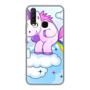 Чехол Unicorn на ViVO Y17 (Радуга единорожка)