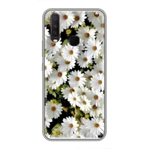 Чехол с ромашками на ViVO Y17 (Рамка в ромашках)