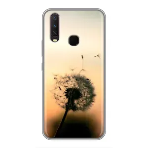 Силіконовий Чохол з кульбабками на ViVO Y17 (Роздмухана кульбабка)