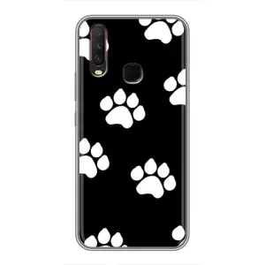 Бампер для ViVO Y17 з картинкою "Песики" (Сліди собак)