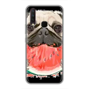 Чохол (ТПУ) Милі песики для ViVO Y17 (Смішний Мопс)