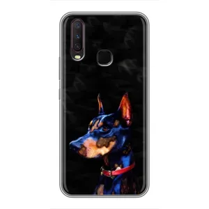 Бампер для ViVO Y17 з картинкою "Песики" (Собака Мопсік)