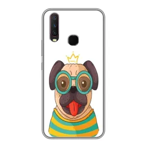 Бампер для ViVO Y17 з картинкою "Песики" (Собака Король)