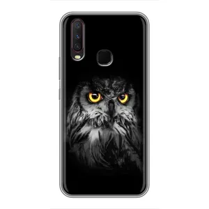 Чохли з принтом СОВИ для ViVO Y17 (Сова на чорному)