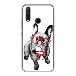 Бампер для ViVO Y17 з картинкою "Песики" (В окулярах)