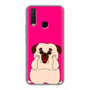 Чохол (ТПУ) Милі песики для ViVO Y17 (Веселий Мопсік)
