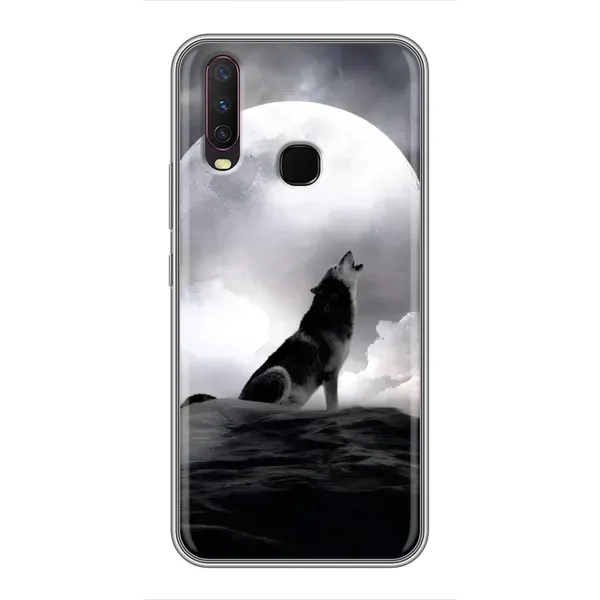 Чехол с рисунком «Волк и луна» для Vivo Y17 Чехол с рисунком «Волк и луна» для Vivo Y17