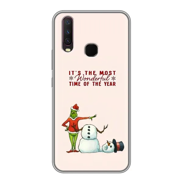 Чехол с рисунком «Злой Гринч» для Vivo Y17 Чехол с рисунком «Злой Гринч» для Vivo Y17