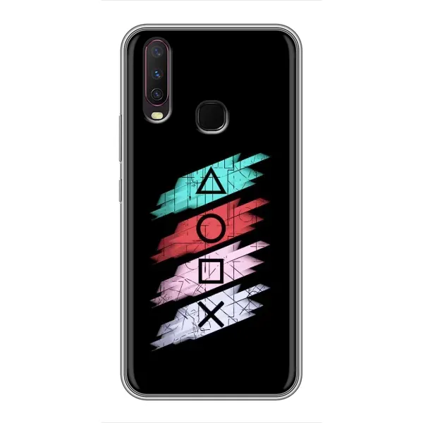 Чехол с рисунком «Значки Sony» для Vivo Y17 Чехол с рисунком «Значки Sony» для Vivo Y17
