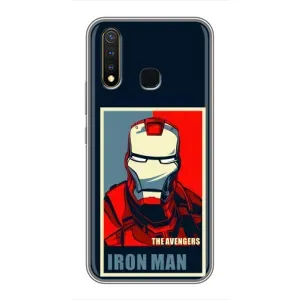 Чехол Супергерой Железный человек на Vivo Y19 (Art Iron man)