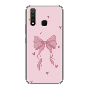 Чохол банти для Vivo Y19 (Бант на рожевому)