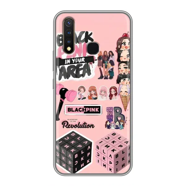 Чехол с рисунком «BLACK PINK коллаж» для Vivo Y19 Чехол с рисунком «BLACK PINK коллаж» для Vivo Y19