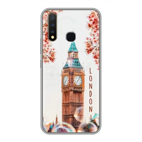 Чехол с рисунком «Часы Лондон» для Vivo Y19 Чехол с рисунком «Часы Лондон» для Vivo Y19