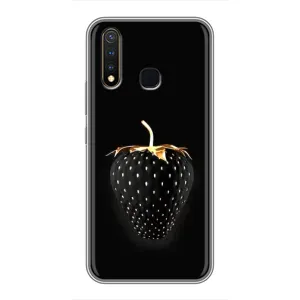 Чохол з зображенням смачної їжі для Vivo Y19 (Чорна полуниця)