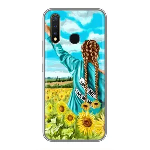 Чохол Стильні дівчата на Vivo Y19 (Дівчина на полі)