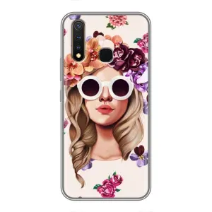 Чохол з картинкою Модні Дівчата Vivo Y19 (Дівчина в окулярах)