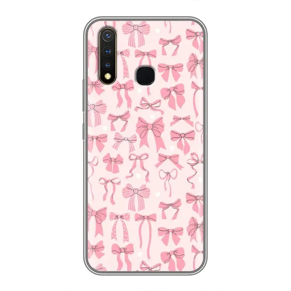 Чехол с рисунком «Фон бантики» для Vivo Y19 Чехол с рисунком «Фон бантики» для Vivo Y19