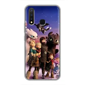 Чехол дракон Беззубик для Vivo Y19 (Герои дракона)