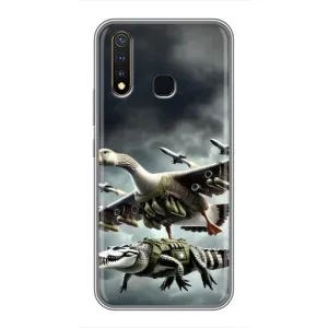 Чохол з мемами траралело тралала для Vivo Y19 (Гусіні і крокоділо)