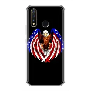 Чохол Прапор USA для Vivo Y19 (Крила США)