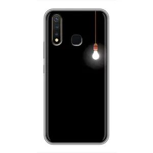 Чохол з картинками на чорному фоні для Vivo Y19 (Лампочка)