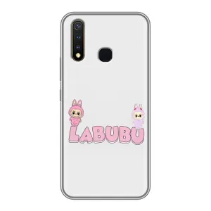 Чехол с принтом Лабубу для Vivo Y19 (Логотип Лабубу)