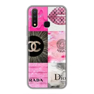 Чехол (Dior, Prada, YSL, Chanel) для Vivo Y19 (Модница)