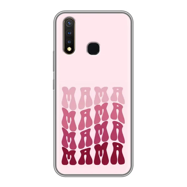 Чехол с рисунком «Надпись мама» для Vivo Y19 Чехол с рисунком «Надпись мама» для Vivo Y19