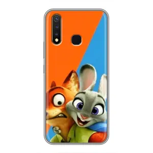Чехлы ЗВЕРОПОЛИС для Vivo Y19 (Ник и Хопс)