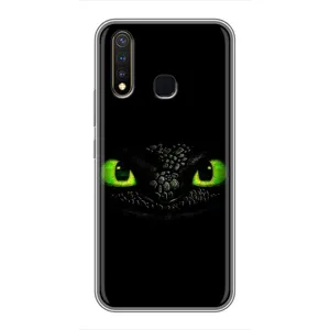 Чехол дракон Беззубик для Vivo Y19 (Глаза Беззубика)